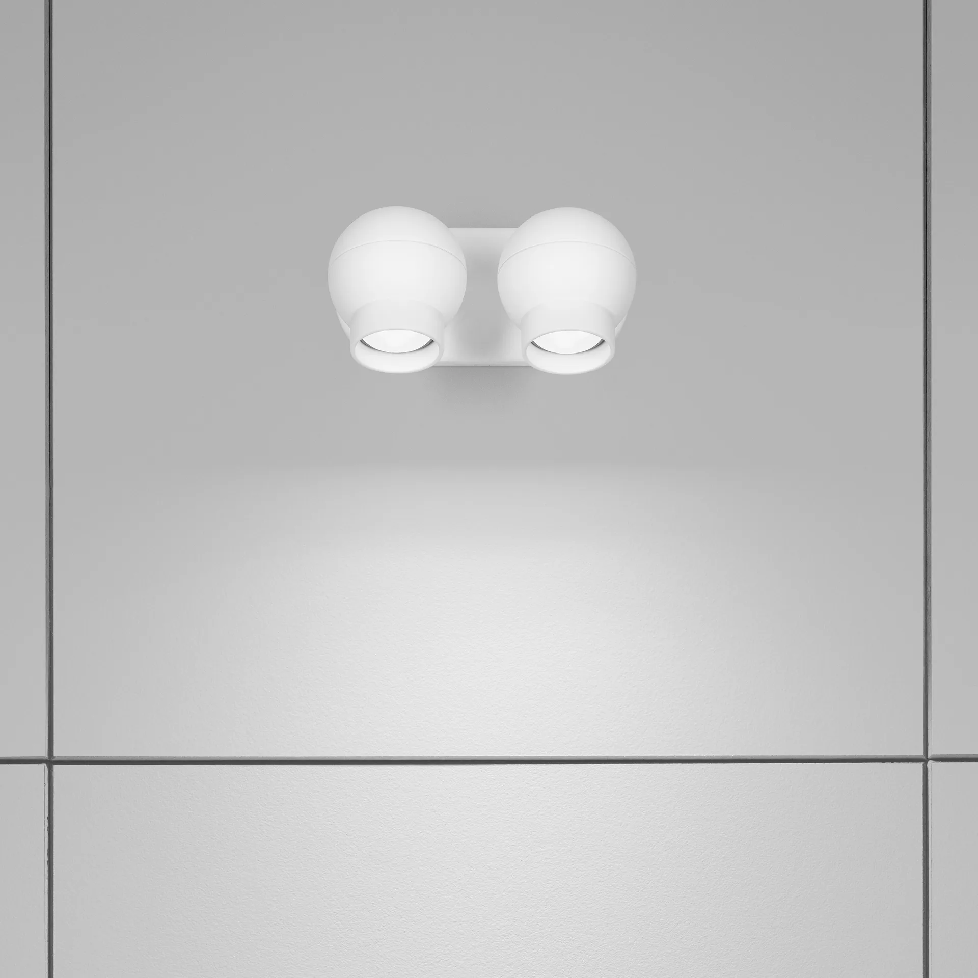 Ogle mini twin muurlamp, Wit Ateljé Lyktan