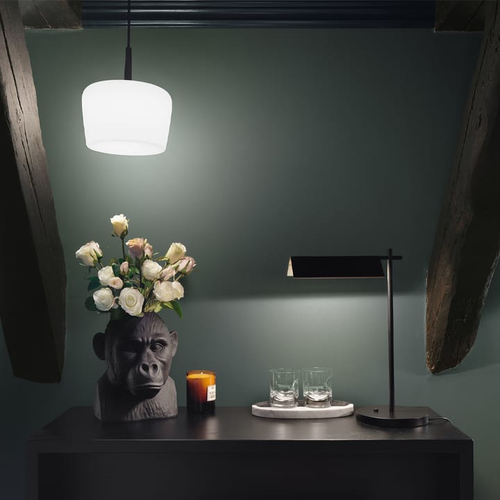 Riff Bowl hanglamp, zwart, medium, led Ateljé Lyktan