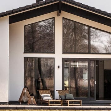 Tipi vloerlamp - essenhout, warmtebehandeld, 738, aluminium - Ateljé Lyktan