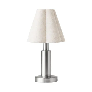 Admiral draagbare bureaulamp - Chroom-linnen, 27 cm - Audo Copenhagen
