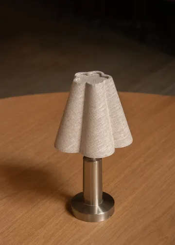 Admiral draagbare bureaulamp - Chroom-linnen, 27 cm - Audo Copenhagen