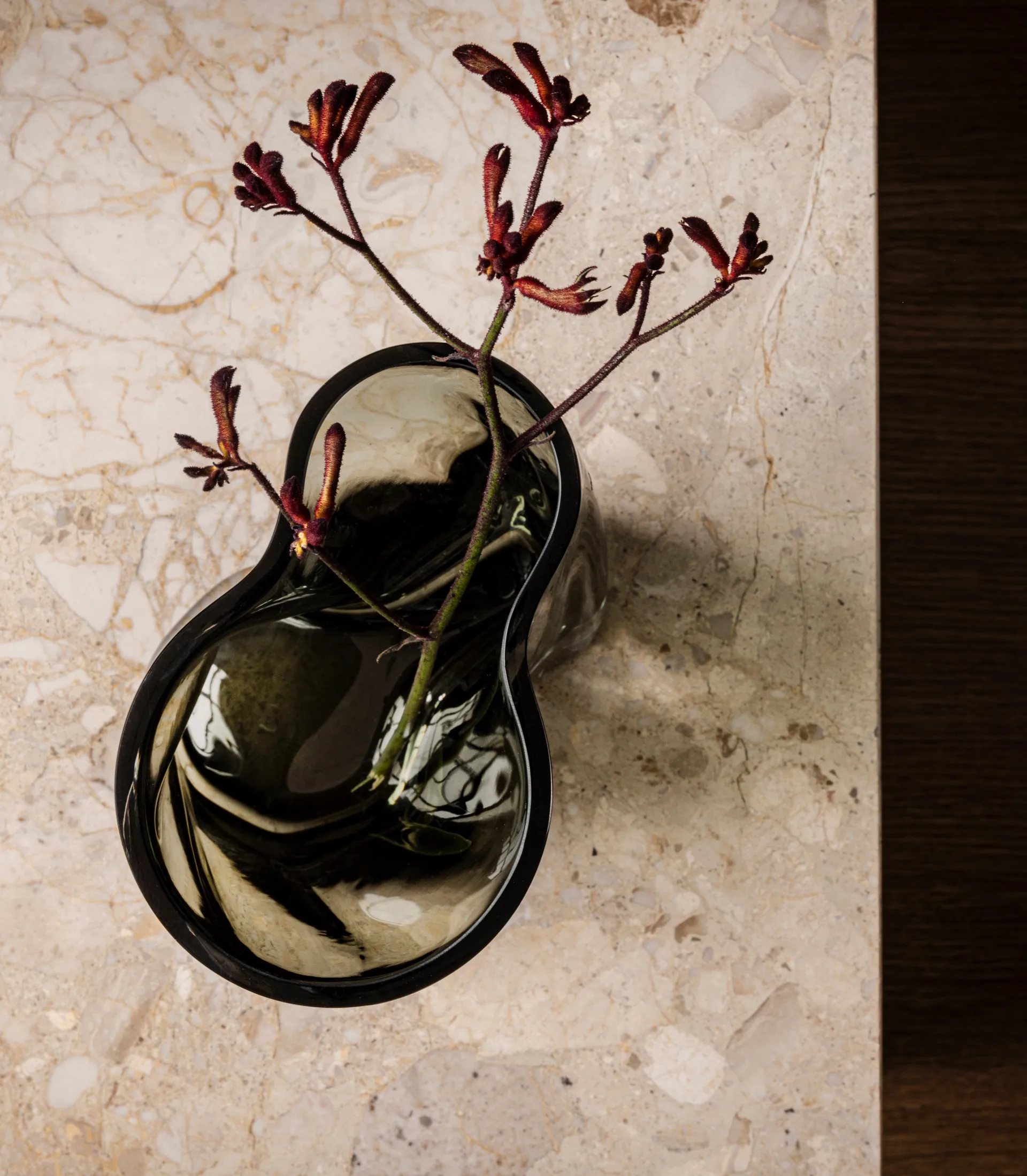 Aer vaas 19 cm, Smoke Audo Copenhagen