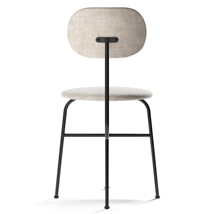 Afteroom eetstoel zwarte poten textiel bekleding, Maple 222 Audo Copenhagen