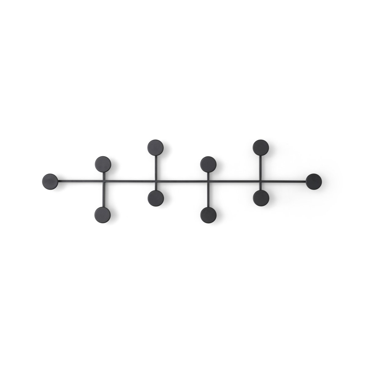 Audo Copenhagen Afteroom kledinghangers Black | Scandinavisch Interieur | Kapstokken & hangrekken | Zwart