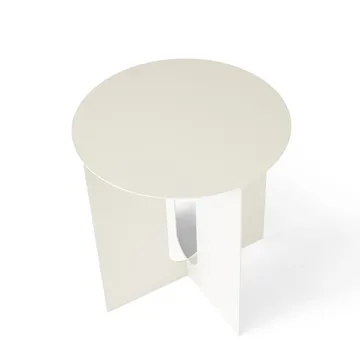 Androgyne bijzettafel Ø40x43 cm - ivoorwit - Audo Copenhagen