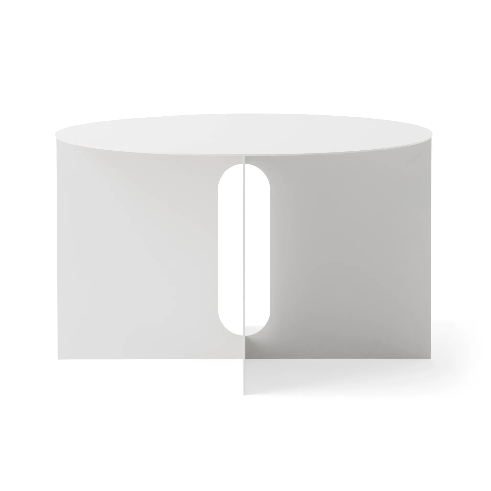 Androgyne bijzettafel Ø63 cm, Ivory Audo Copenhagen