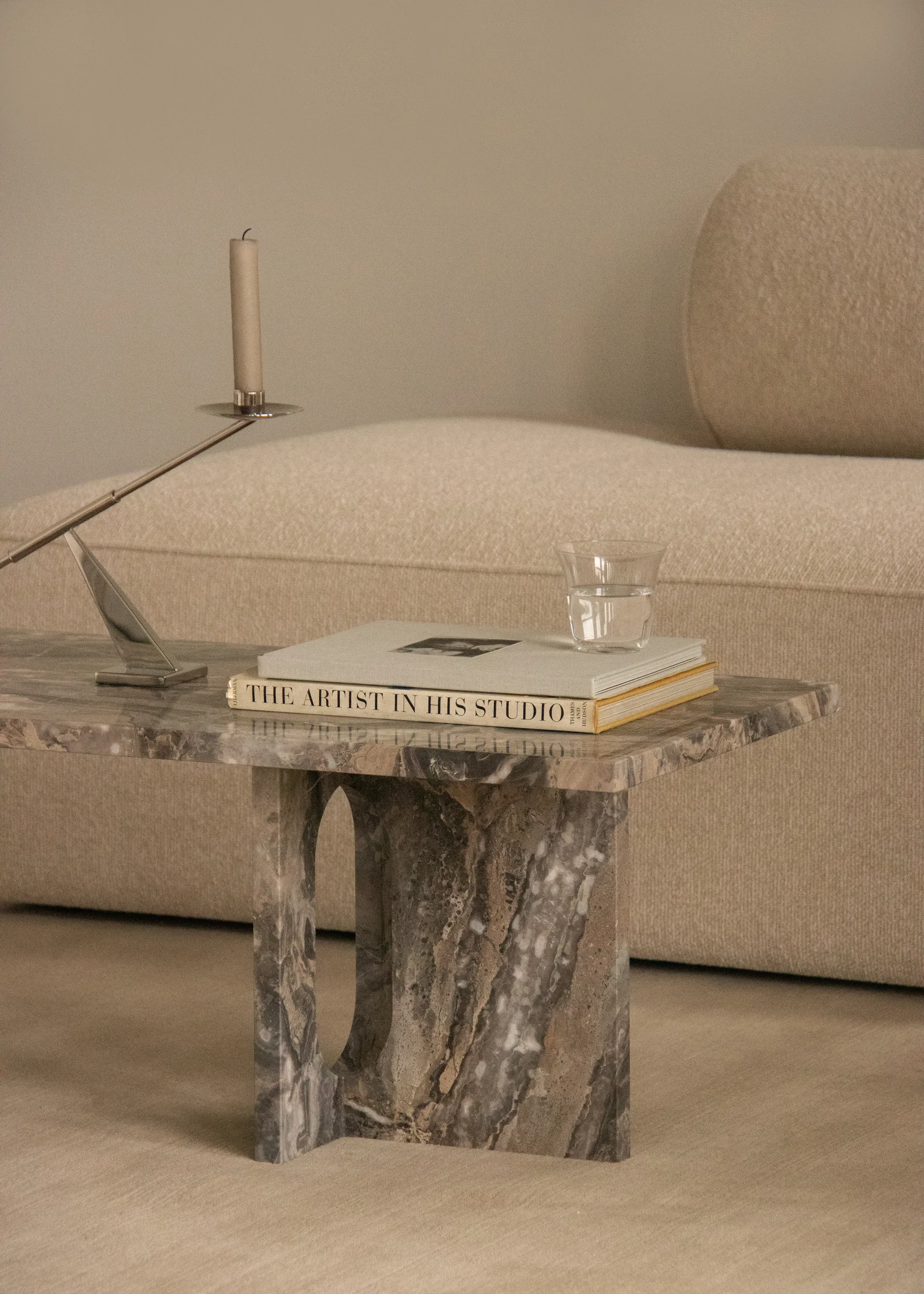 Androgyne loungetafel 45x120 cm, Grey galaxy-grey galaxy Audo Copenhagen