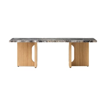 Androgyne loungetafel 45x120 cm - Grey galaxy-onbehandeld eikenhout - Audo Copenhagen