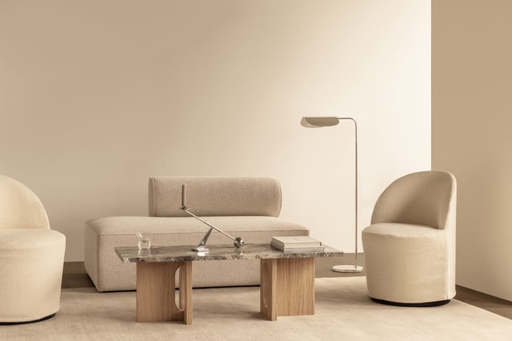 Androgyne loungetafel 45x120 cm, Grey galaxy-onbehandeld eikenhout Audo Copenhagen