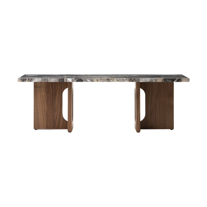 Androgyne loungetafel 45x120 cm - Grey galaxy-walnoot - Audo Copenhagen