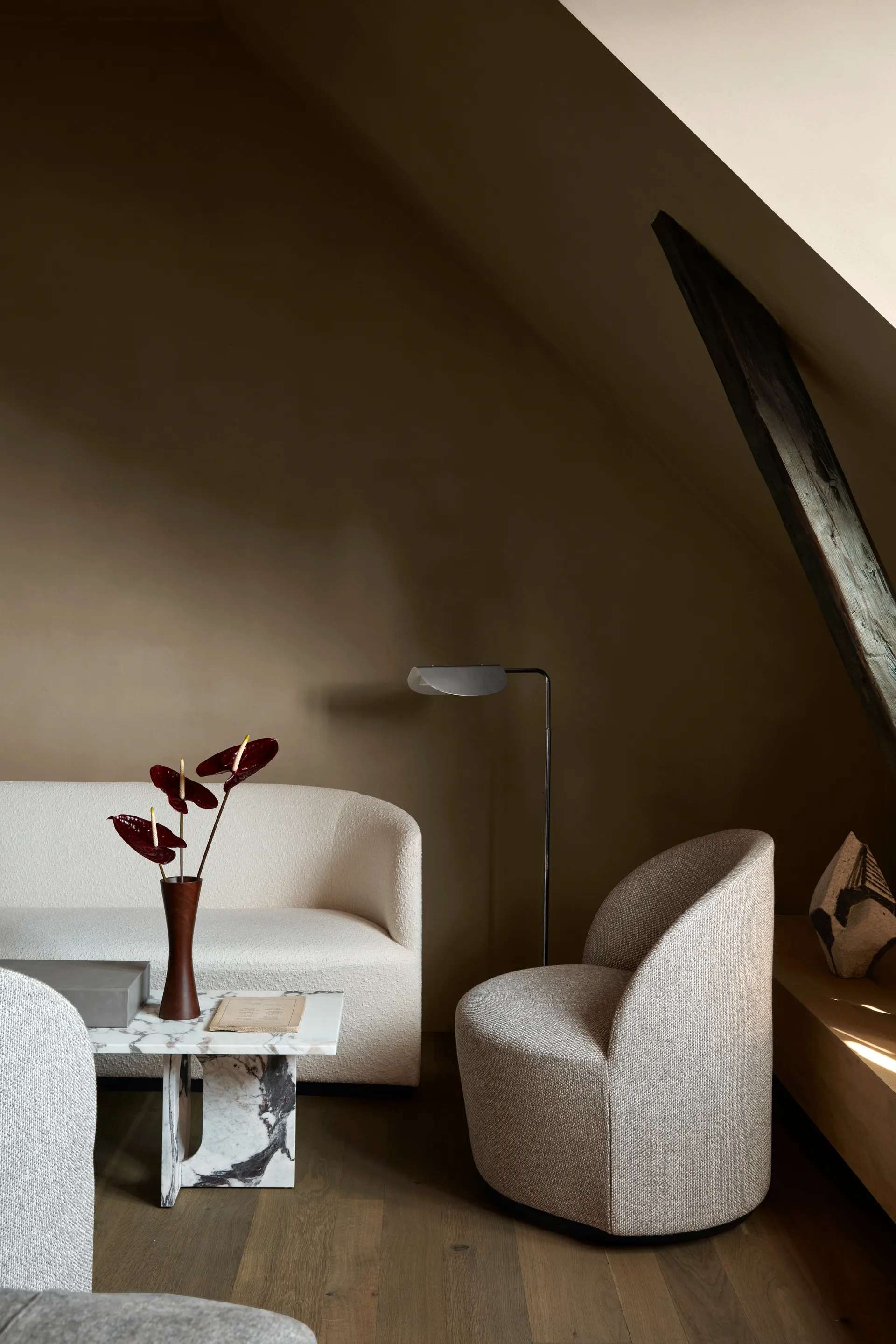 Androgyne loungetafel, Calacatta viola Audo Copenhagen