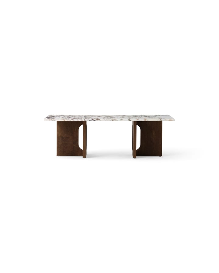 Androgyne loungetafel, Dark st. oak-Calacatta viola Audo Copenhagen