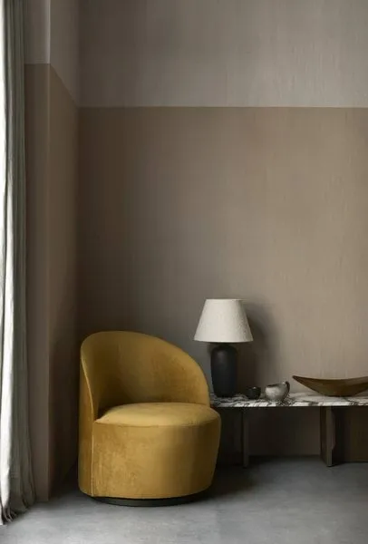 Androgyne loungetafel, Dark st. oak-Calacatta viola Audo Copenhagen