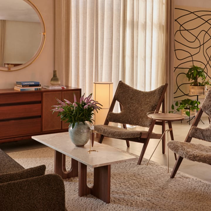 Androgyne loungetafel, natural oak Audo Copenhagen