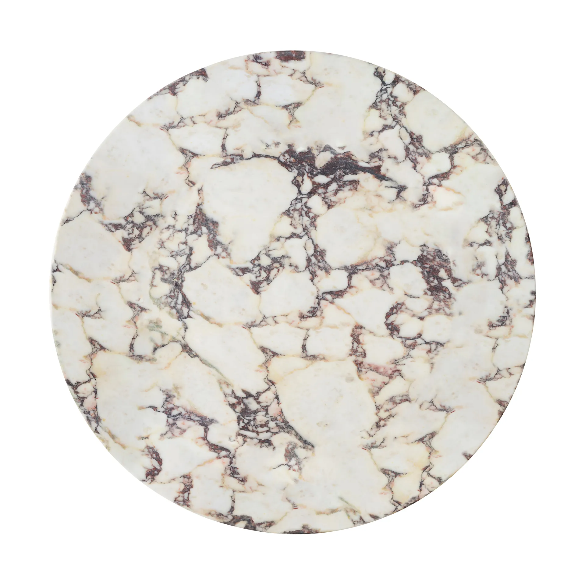 Androgyne tafelblad voor bijzettafel, Calacatta Viola, Ø65 cm Audo Copenhagen