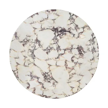 Androgyne tafelblad voor bijzettafel - Calacatta Viola, Ø65 cm - Audo Copenhagen
