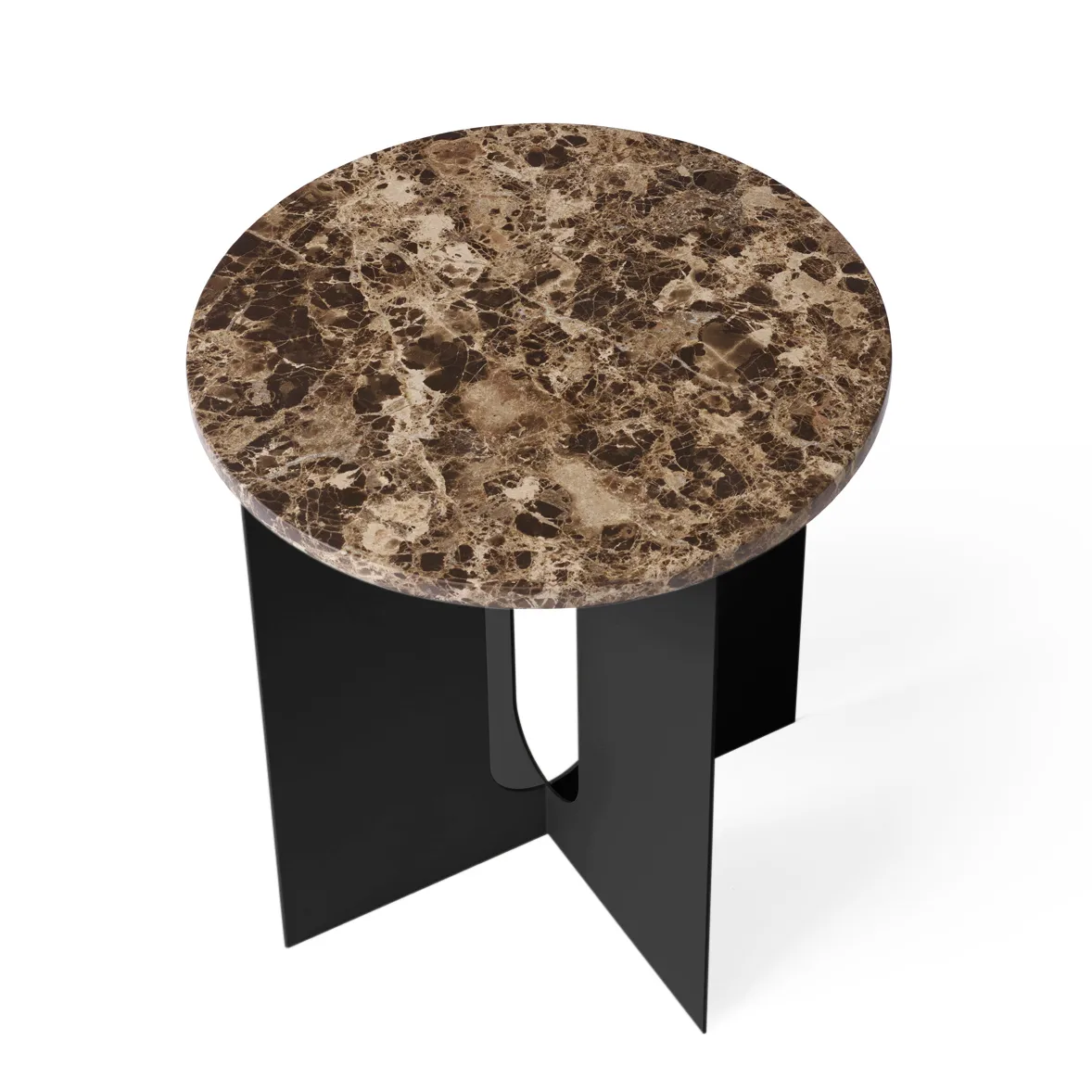 Androgyne tafelblad voor bijzettafel, Emparador, Ø42 cm Audo Copenhagen