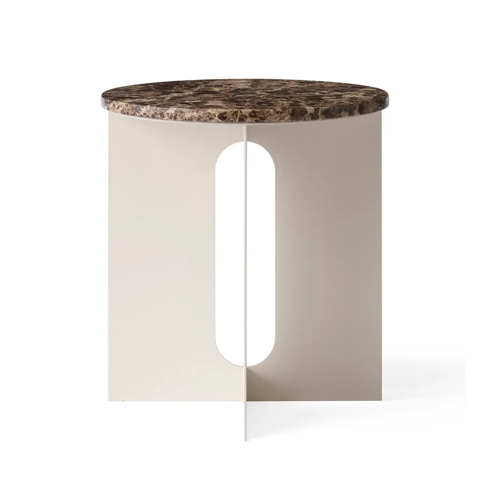 Androgyne tafelblad voor bijzettafel, Emparador, Ø42 cm Audo Copenhagen