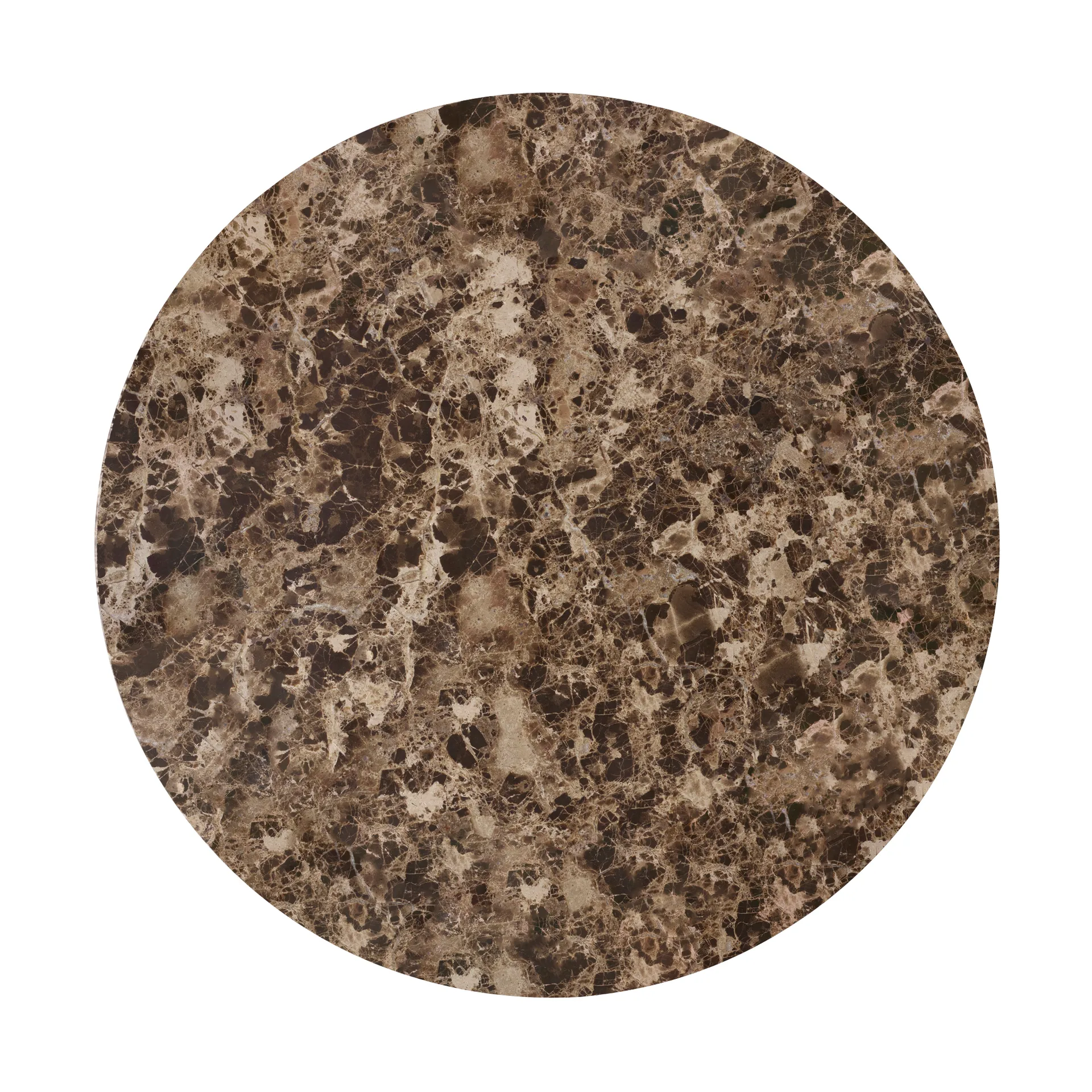 Androgyne tafelblad voor bijzettafel, Emparador, Ø65 cm Audo Copenhagen