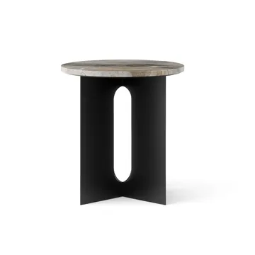 Androgyne tafelblad voor bijzettafel - Grey galaxy, Ø42 cm - Audo Copenhagen
