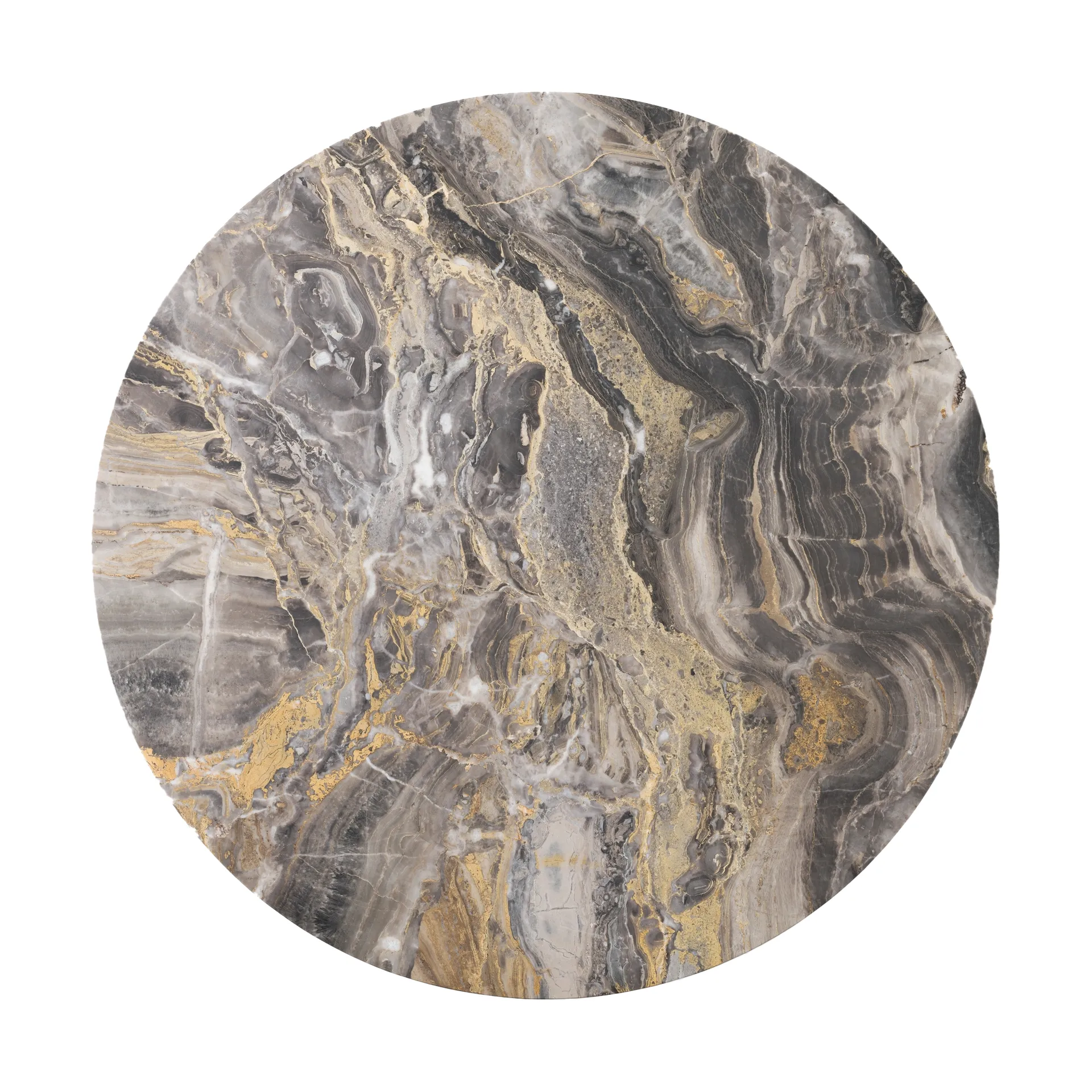 Androgyne tafelblad voor bijzettafel, Grey galaxy, Ø65 cm Audo Copenhagen