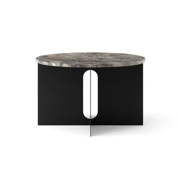 Androgyne tafelblad voor bijzettafel - Grey galaxy, Ø65 cm - Audo Copenhagen