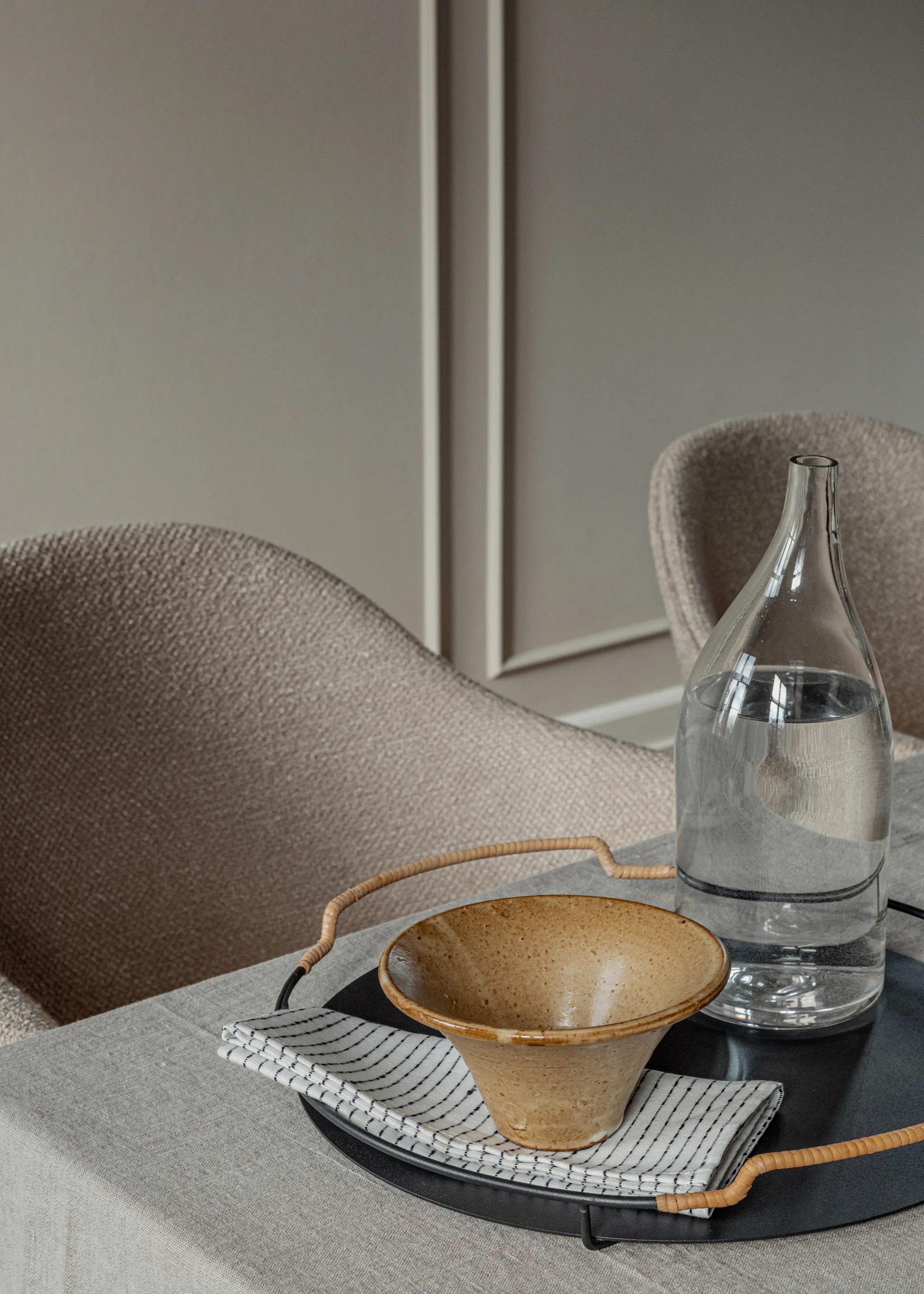 Balcony serveerschotel Ø36,5 cm, Zwart Audo Copenhagen