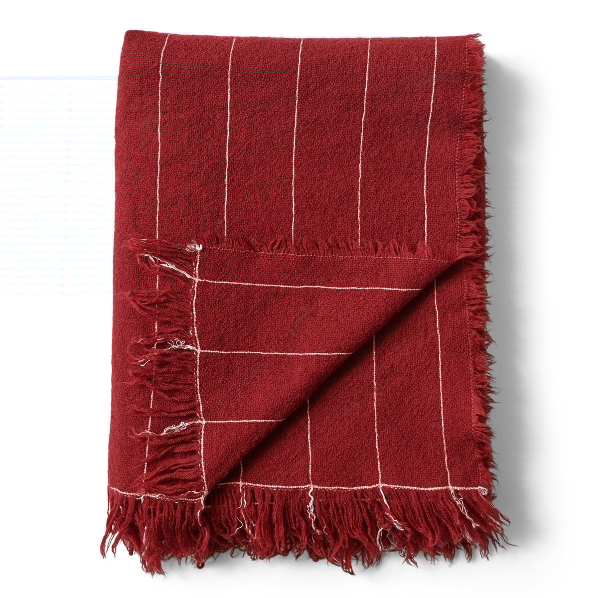 Audo Copenhagen Battus plaid 130x185 cm Burnt Sienna