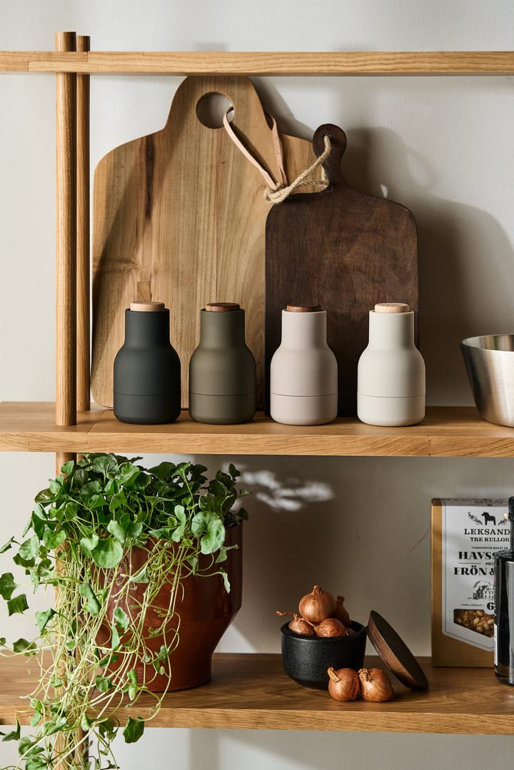 Bottle Grinder kruidenmolen Small 2-pack, Ash-carbon-beukenhout Audo Copenhagen