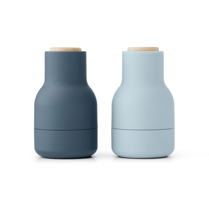 Bottle Grinder kruidenmolen Small 2-pack - Blues-beukenhout - Audo Copenhagen
