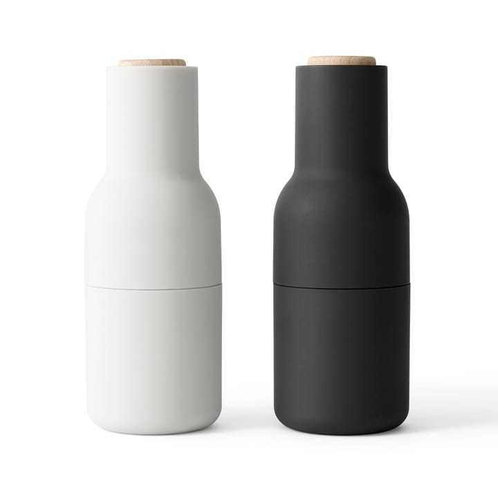 Bottle Grinder molen 2-pack - Ash-carbon (dop beuken) - Audo Copenhagen