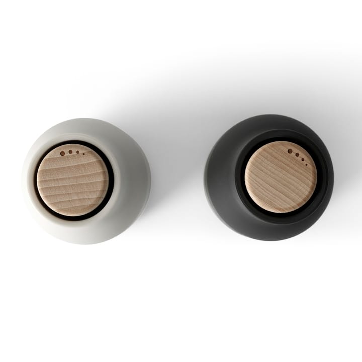 Bottle Grinder molen 2-pack, Ash-carbon (dop beuken) Audo Copenhagen