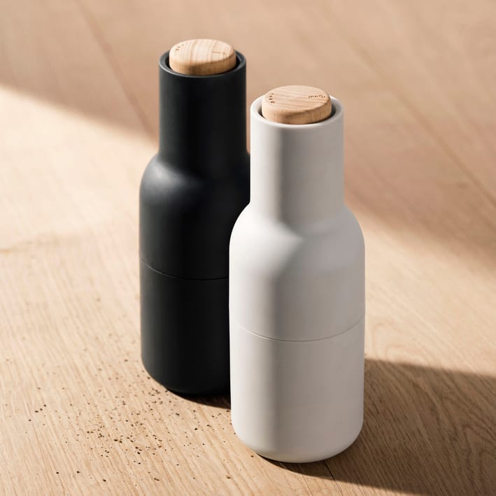 Bottle Grinder molen 2-pack, Ash-carbon (dop beuken) Audo Copenhagen