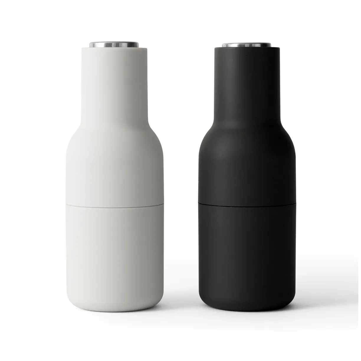 Bottle Grinder molen 2-pack, Ash-carbon (dop staal) Audo Copenhagen