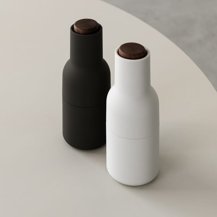 Bottle Grinder molen 2-pack, Ash-carbon (dop walnoothout) Audo Copenhagen