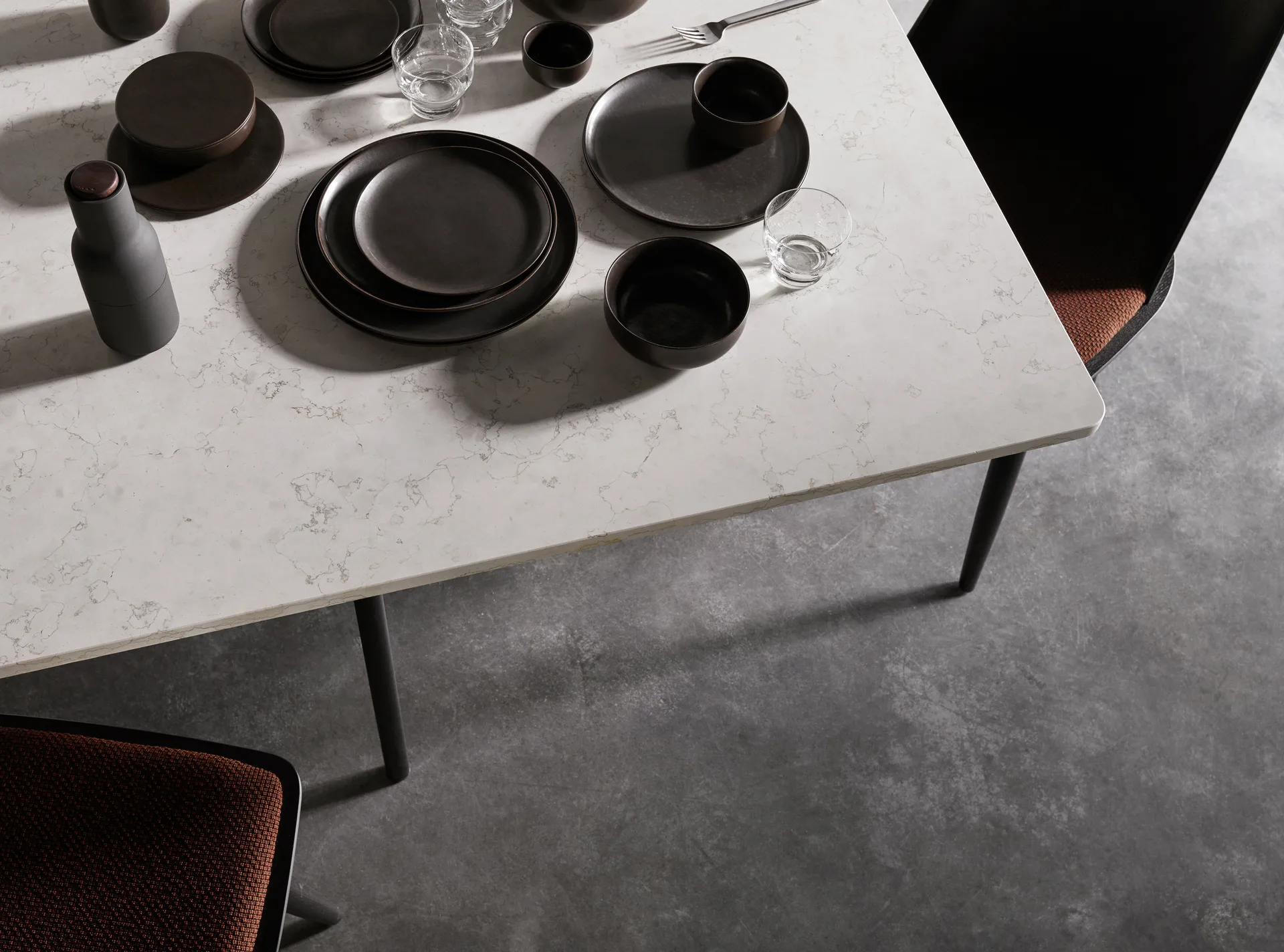 Bottle Grinder molen 2-pack, Ash-carbon (dop walnoothout) Audo Copenhagen