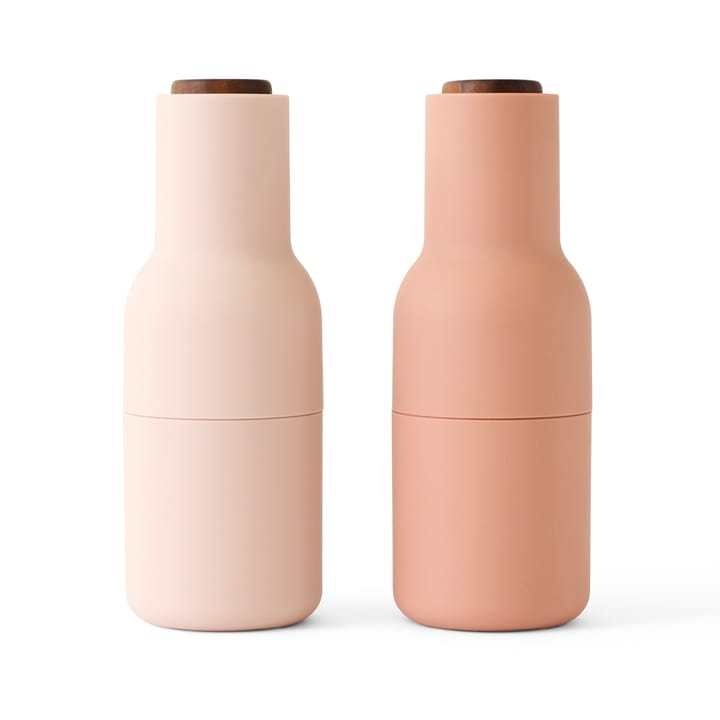 Bottle Grinder molen 2-pack - Nudes (dop walnoothout) - Audo Copenhagen
