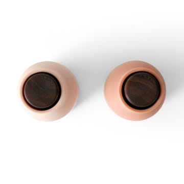 Bottle Grinder molen 2-pack - Nudes (dop walnoothout) - Audo Copenhagen