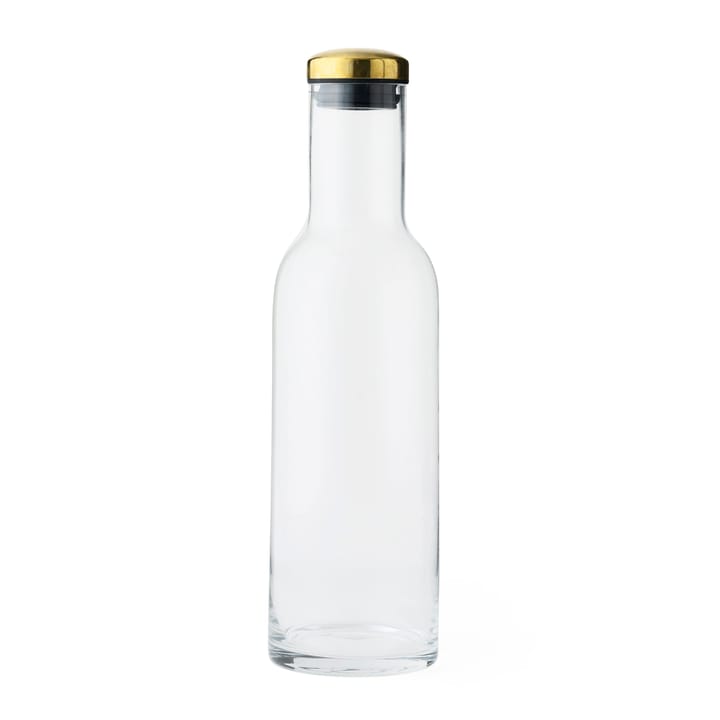Bottle karaf 1 l. - glas-messing - Audo Copenhagen