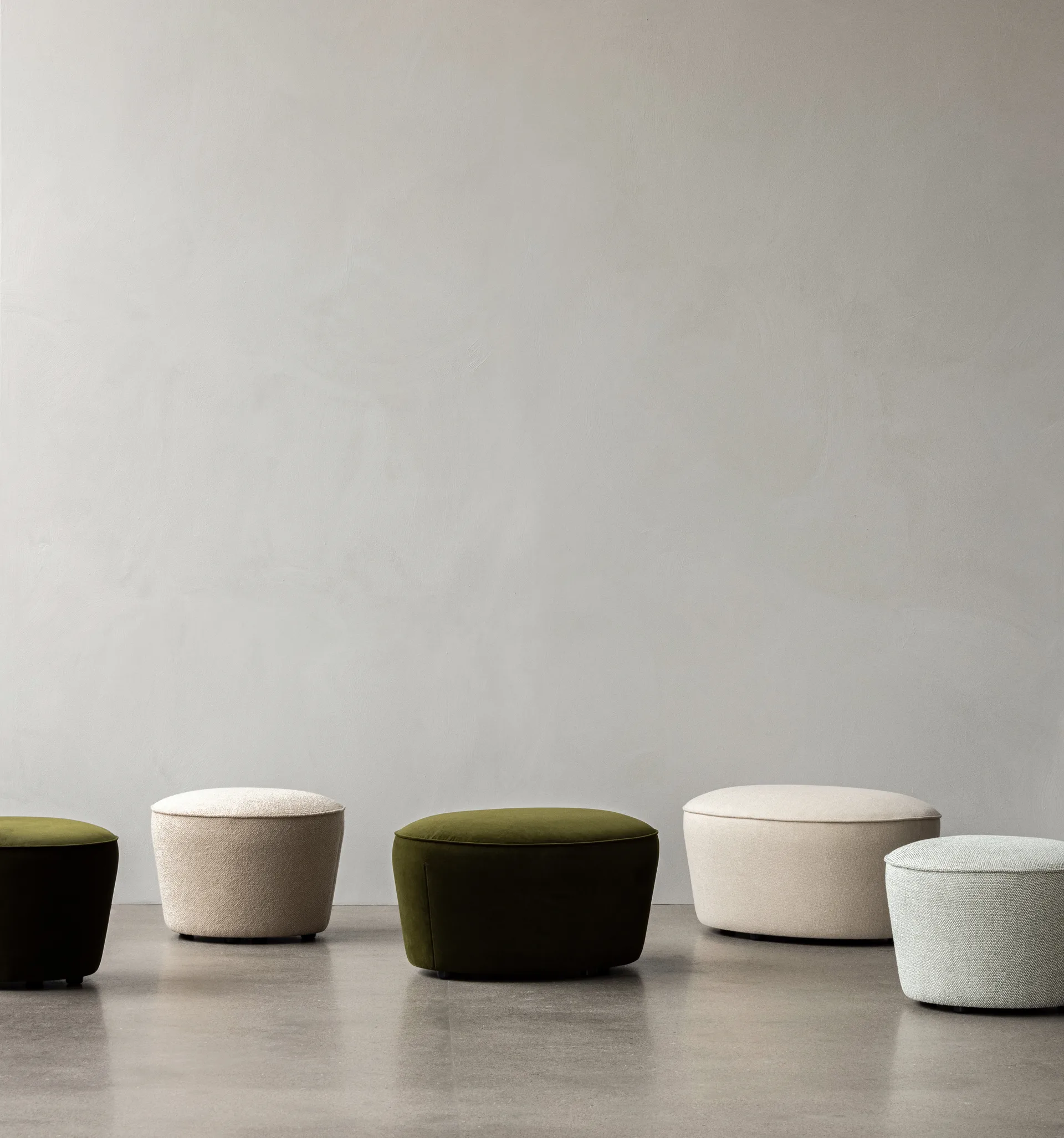 Cairn poef Ø60 cm, Safire 006 Audo Copenhagen