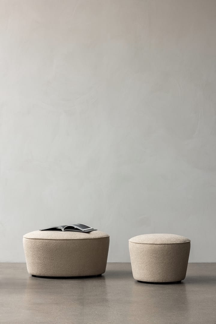 Cairn poef ovaal, Bouclé 02 Audo Copenhagen