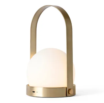 Carrie draagbare tafellamp - geborsteld messing - Audo Copenhagen