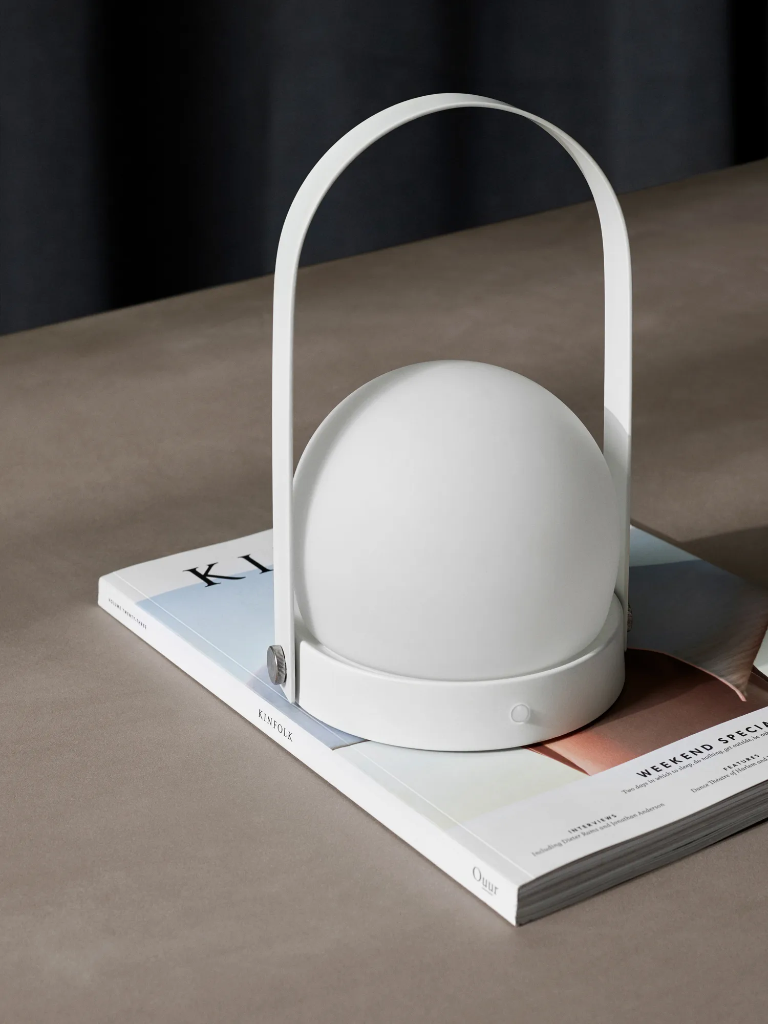 Carrie draagbare tafellamp, White Audo Copenhagen
