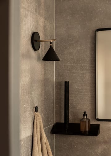 Cast Sconce wandlamp diffuser vaste installatie - Black - Audo Copenhagen