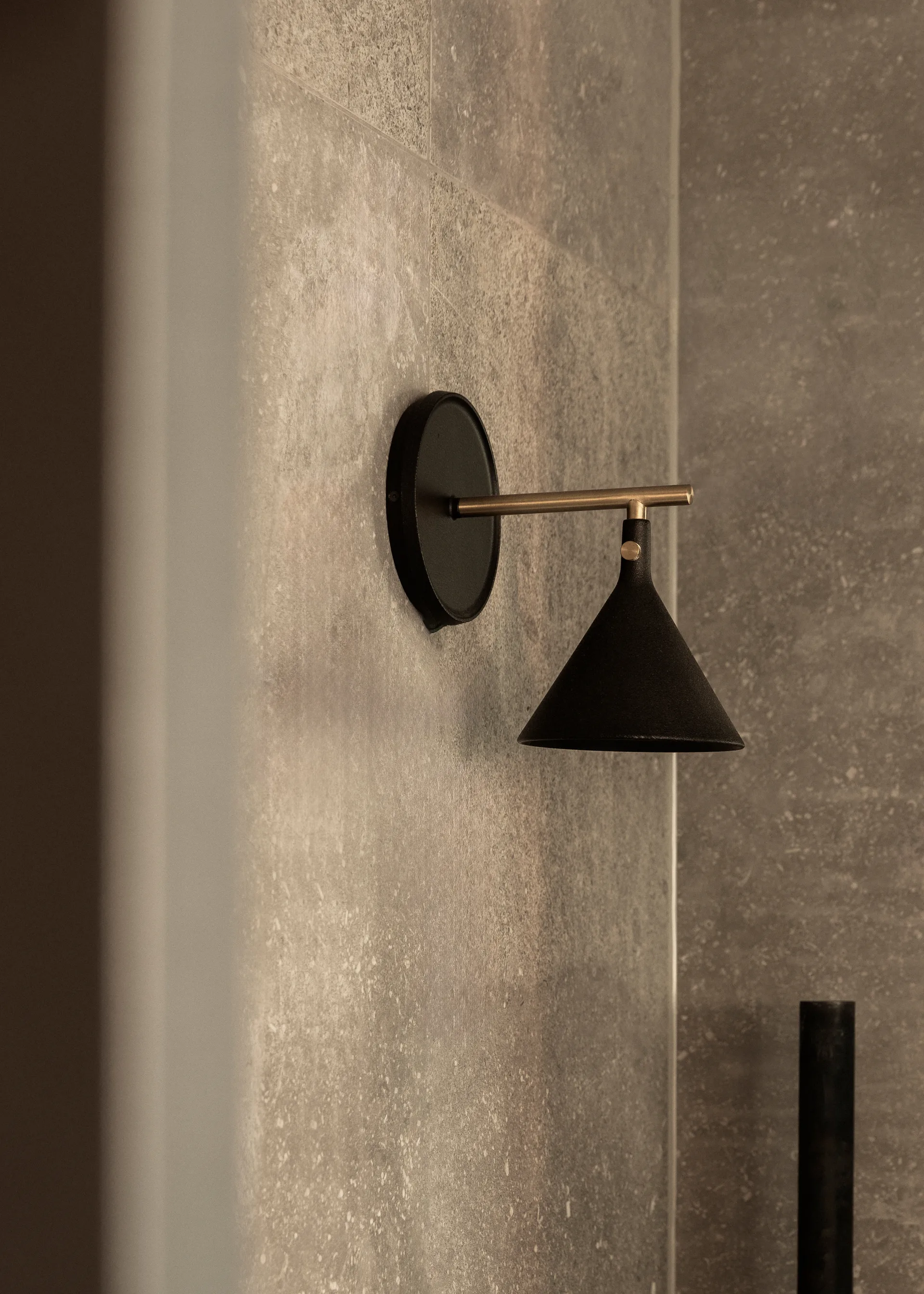 Cast Sconce wandlamp diffuser vaste installatie, Black Audo Copenhagen