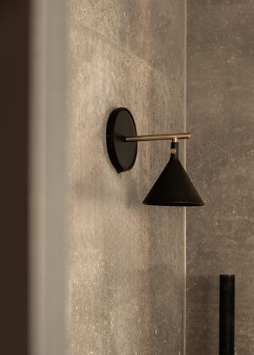 Cast Sconce wandlamp diffuser vaste installatie - Black - Audo Copenhagen