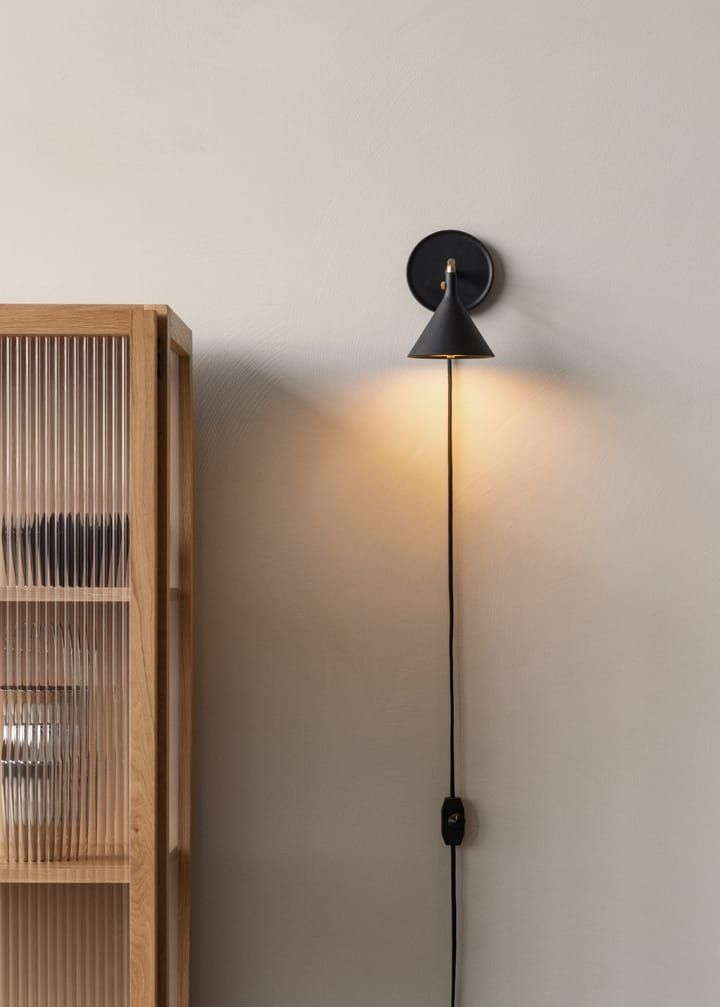Cast Sconce wandlamp, Zwart Audo Copenhagen