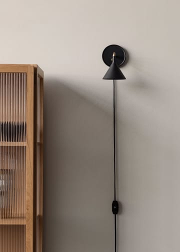 Cast Sconce wandlamp - Zwart - Audo Copenhagen