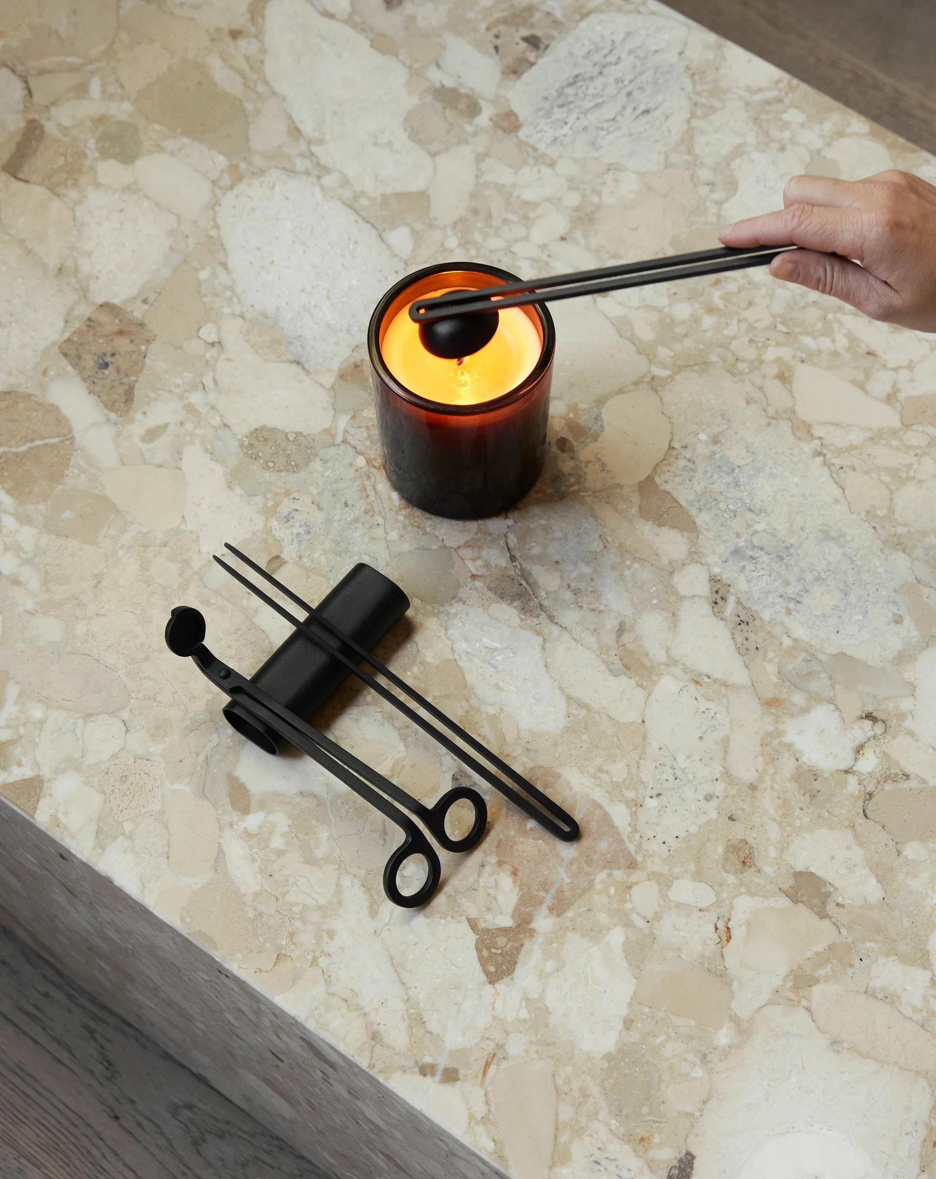 Clip care kit kaarsen 4-delig, Zwart Audo Copenhagen