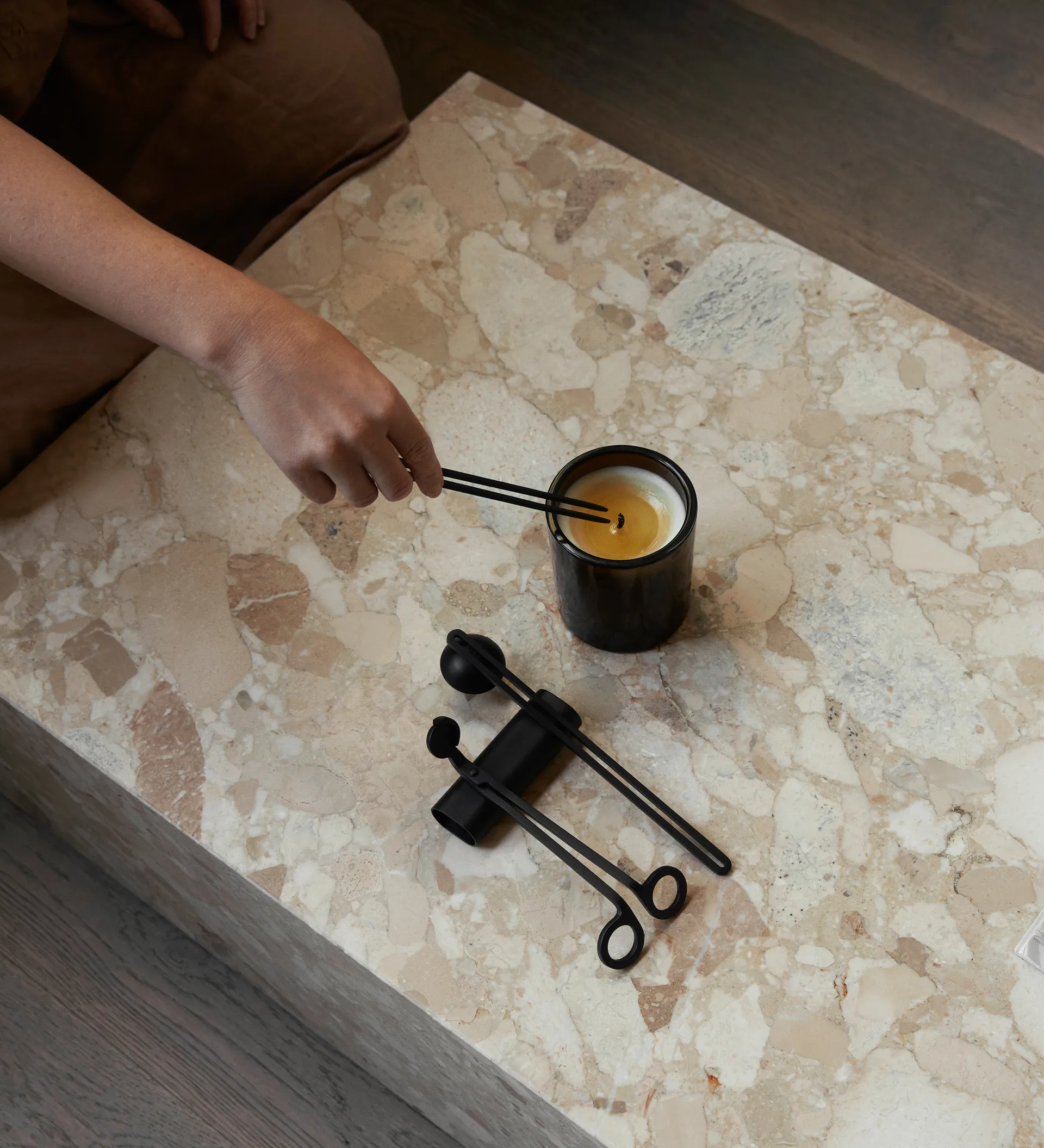 Clip care kit kaarsen 4-delig, Zwart Audo Copenhagen